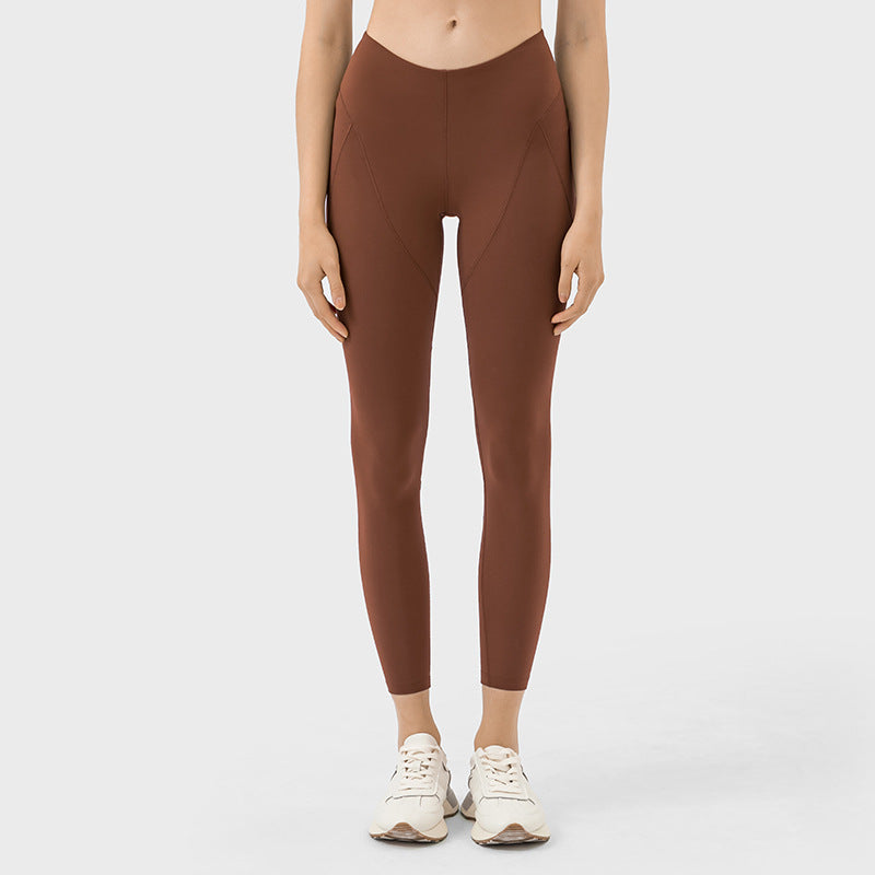 Womens Yoga Training 80%nylon 20%spandex Leggings DSS087 print logo 15