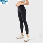 Womens Yoga Training 80%nylon 20%spandex Leggings DSS087 print logo 4