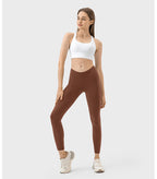 Womens Yoga Training 80%nylon 20%spandex Leggings DSS087 print logo 32