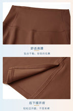Womens Casual 80%nylon 20%spandex Long Skirt DSS088 print logo 42