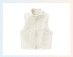Womens Yoga Cropped 87%nylon 13%spandex Sleeveless Jacket DSS093 print logo 43