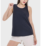 Womens Sports Fitness 75%nylon 25%spandex Tank Top DSS101 print logo 41