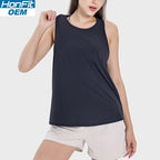 Womens Sports Fitness 75%nylon 25%spandex Tank Top DSS101 print logo 5