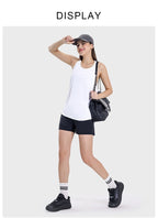 Womens Sports Fitness 75%nylon 25%spandex Tank Top DSS101 print logo 25
