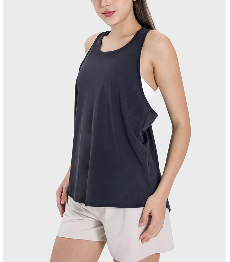 Womens Sports Fitness 75%nylon 25%spandex Tank Top DSS101 print logo 42