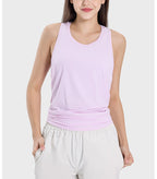 Womens Sports Fitness 75%nylon 25%spandex Tank Top DSS101 print logo 34