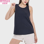 Womens Sports Fitness 75%nylon 25%spandex Tank Top DSS101 print logo 10