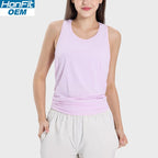Womens Sports Fitness 75%nylon 25%spandex Tank Top DSS101 print logo 7