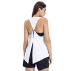 Womens Sports Fitness 75%nylon 25%spandex Tank Top DSS101 print logo 19
