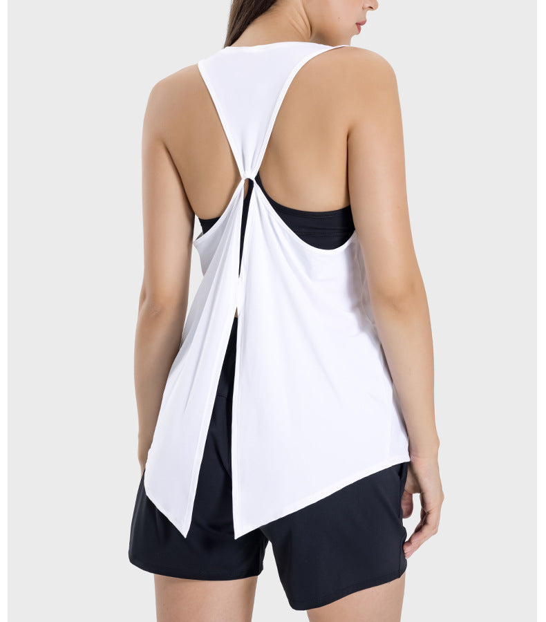 Womens Sports Fitness 75%nylon 25%spandex Tank Top DSS101 print logo 28