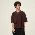 Mens Cropped 100%cotton T-SHIRTS DX8805