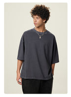 Mens Cropped 100%cotton T-SHIRTS DX8805