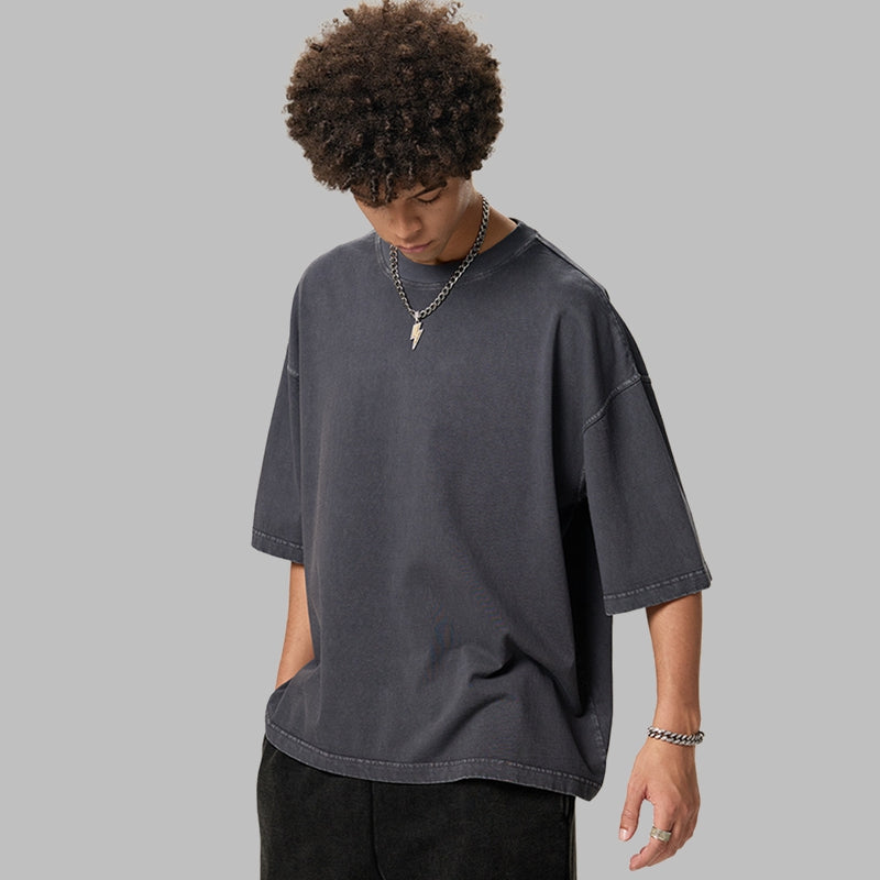 Mens Cropped 100%cotton T-SHIRTS DX8805