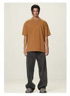 Mens Cropped 100%cotton T-SHIRTS DX8805