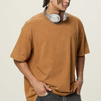 Mens Cropped 100%cotton T-SHIRTS DX8805