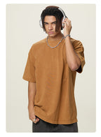 Mens Cropped 100%cotton T-SHIRTS DX8805