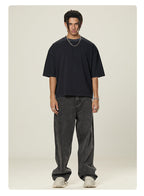 Mens Cropped 100%cotton T-SHIRTS DX8805