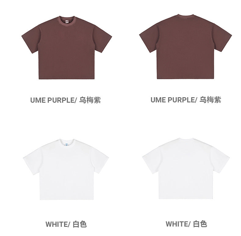 Mens Cropped 100%cotton T-SHIRTS DX8805