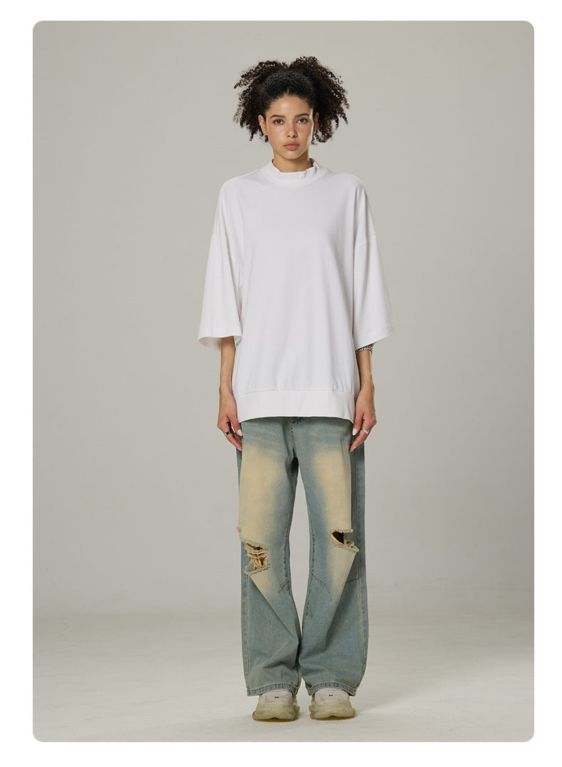 Mens Oversized 100%cotton T-SHIRTS DX8810
