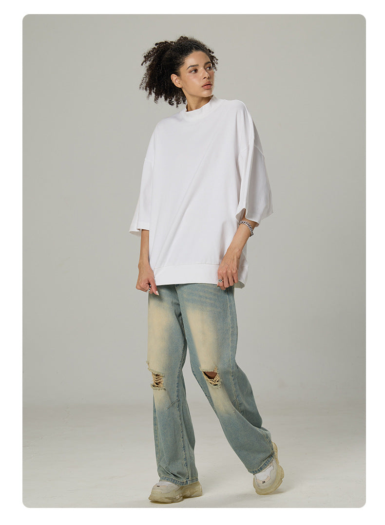 Mens Oversized 100%cotton T-SHIRTS DX8810