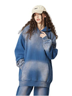 Mens Acid Washed 36.8%cotton 57.4%polyester 5.8%other fibers hoodie Sweatpants Set DY031-DK013 - hoodie print logo 33