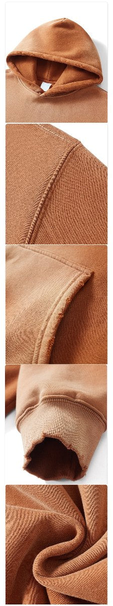Mens Acid Washed 36.8%cotton 57.4%polyester 5.8%other fibers hoodie Sweatpants Set DY031-DK013 - hoodie print logo 69