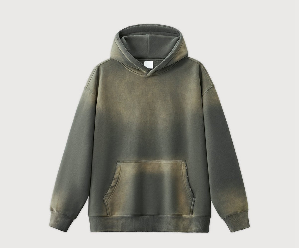 Mens Acid Washed 36.8%cotton 57.4%polyester 5.8%other fibers hoodie Sweatpants Set DY031-DK013 - hoodie print logo 10