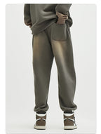 Mens Acid Washed 36.8%cotton 57.4%polyester 5.8%other fibers hoodie Sweatpants Set DY031-DK013 - jogger print logo 34