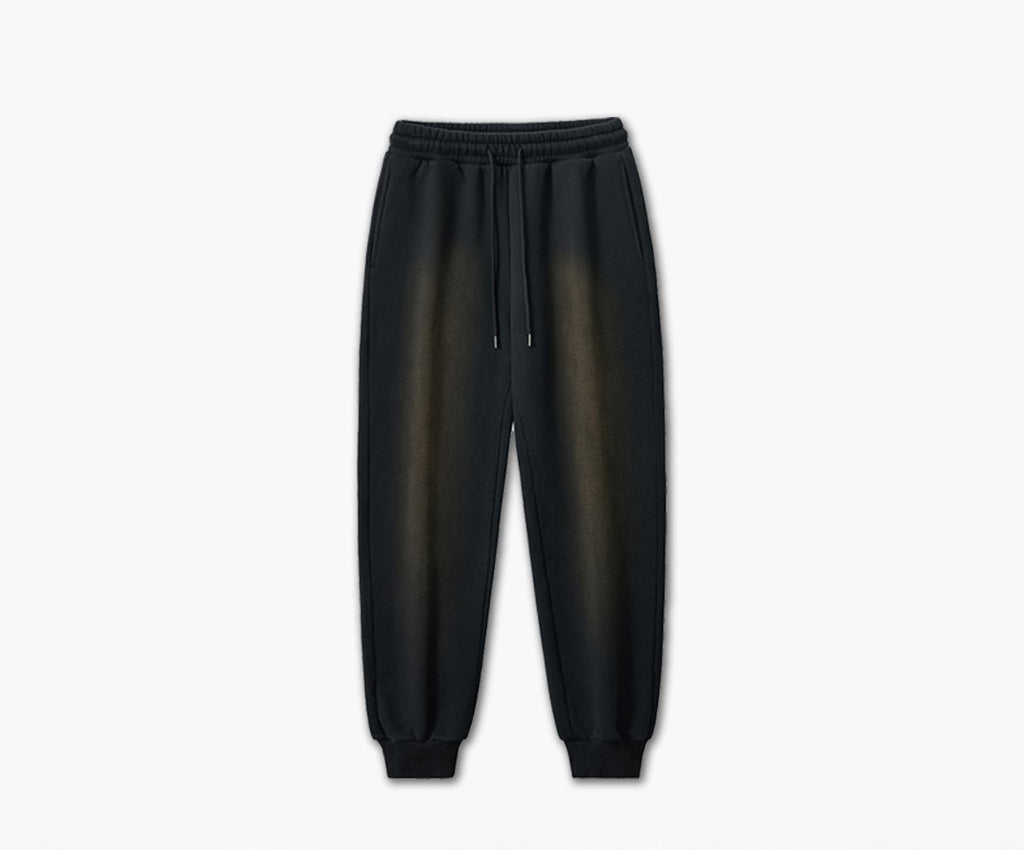 Mens Acid Washed 36.8%cotton 57.4%polyester 5.8%other fibers hoodie Sweatpants Set DY031-DK013 - jogger print logo 11