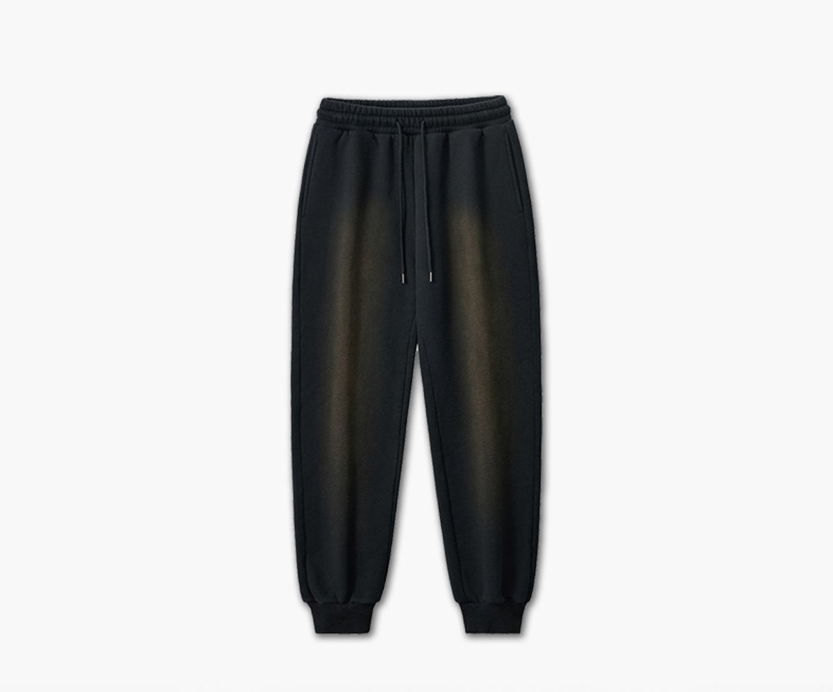 Mens Acid Washed 36.8%cotton 57.4%polyester 5.8%other fibers hoodie Sweatpants Set DY031-DK013 - jogger print logo 11