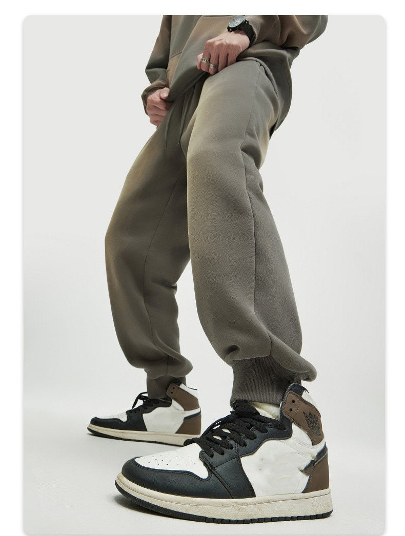 Mens Acid Washed 36.8%cotton 57.4%polyester 5.8%other fibers hoodie Sweatpants Set DY031-DK013 - jogger print logo 31
