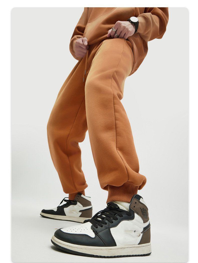 Mens Acid Washed 36.8%cotton 57.4%polyester 5.8%other fibers hoodie Sweatpants Set DY031-DK013 - jogger print logo 35