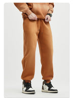 Mens Acid Washed 36.8%cotton 57.4%polyester 5.8%other fibers hoodie Sweatpants Set DY031-DK013 - jogger print logo 36