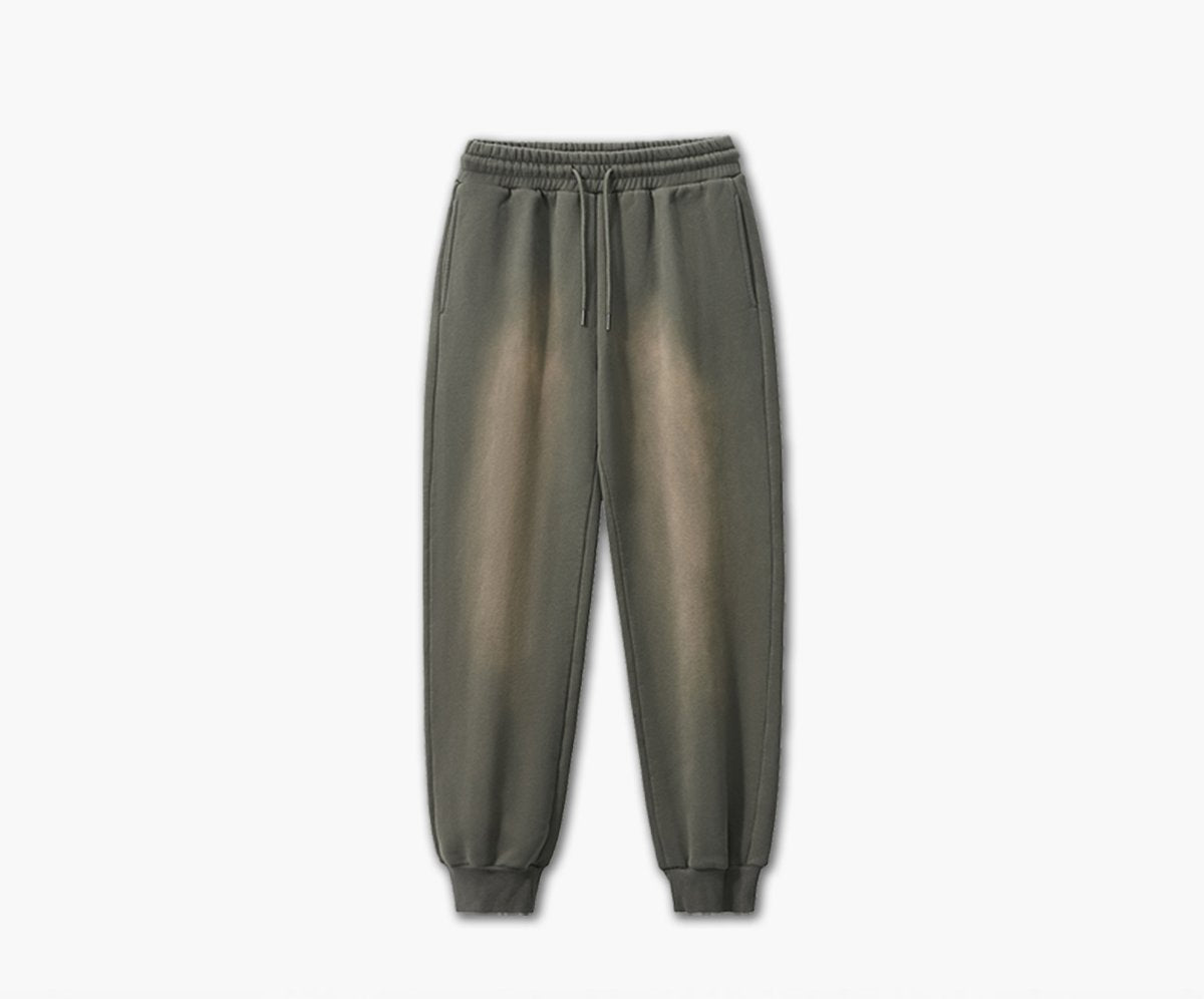Mens Acid Washed 36.8%cotton 57.4%polyester 5.8%other fibers hoodie Sweatpants Set DY031-DK013 - jogger print logo 13