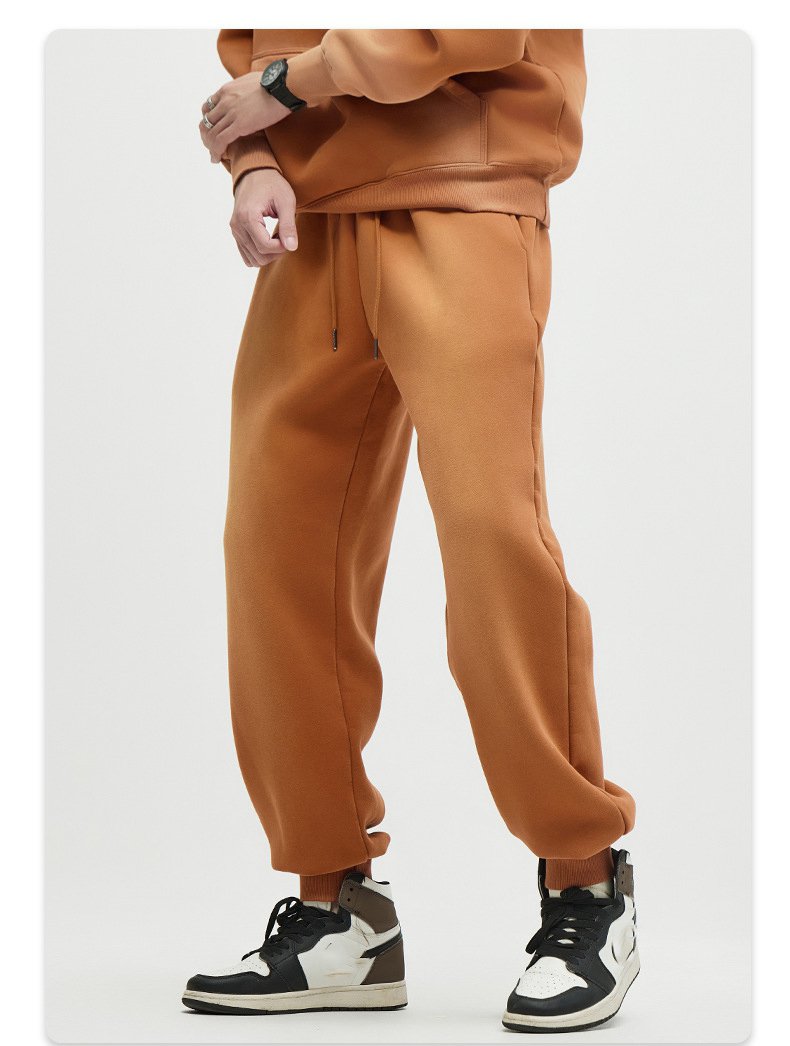 Mens Acid Washed 36.8%cotton 57.4%polyester 5.8%other fibers hoodie Sweatpants Set DY031-DK013 - jogger print logo 37