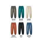Mens Acid Washed 36.8%cotton 57.4%polyester 5.8%other fibers hoodie Sweatpants Set DY031-DK013 - Honfitwear