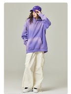 Mens Acid Washed 36.8%cotton 57.4%polyester 5.8%other fibers hoodie Sweatpants Set DY031-DK013