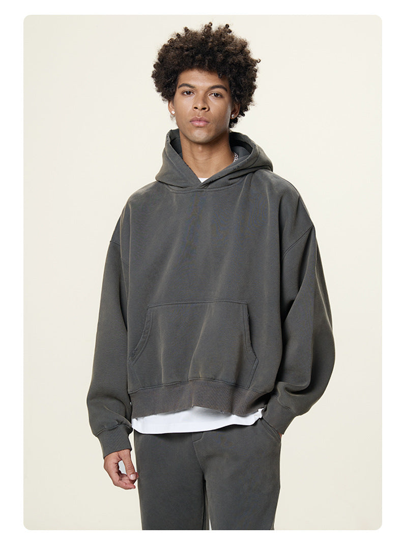 Mens Vintage 36.8%cotton 57.4%polyester 5.8%other fibers HOODIES DY069