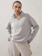 Womens Sports Activewear 76%polyester   24%Viscose Half Zip Sweatshirt E24W0445 print logo 40