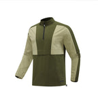 Mens Casual Workout 100%Polyester Quarter zip shirt E42183 print logo 9