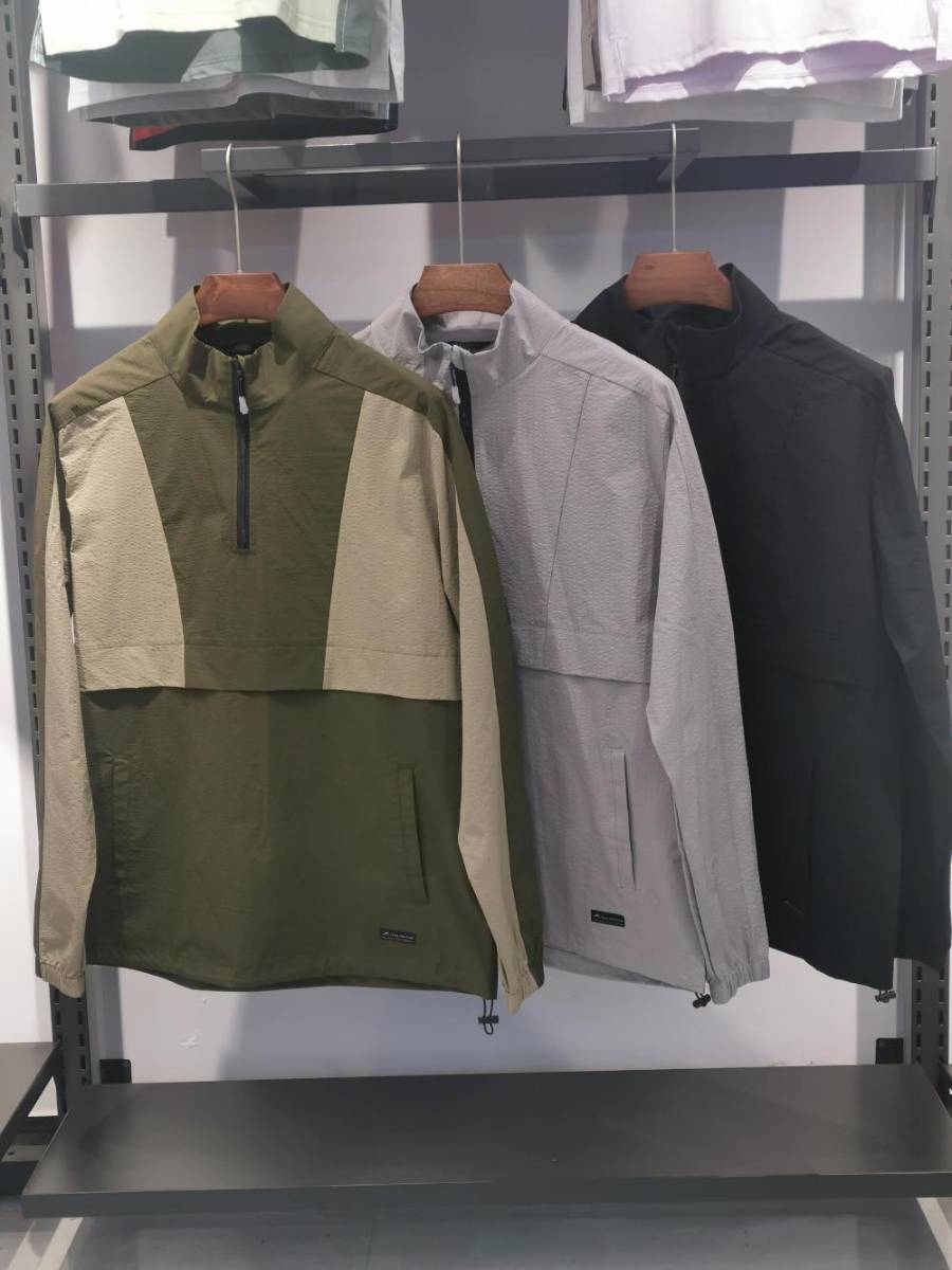 Mens Casual Workout 100%Polyester Quarter zip shirt E42183 print logo 32