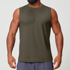 Mens Workout Training 88%polyester 12%spandex Tank Top EBX1166 - Product View 1 | Honfit