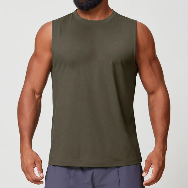 Mens Workout Training 88%polyester 12%spandex Tank Top EBX1166 - Product View 1 | Honfit