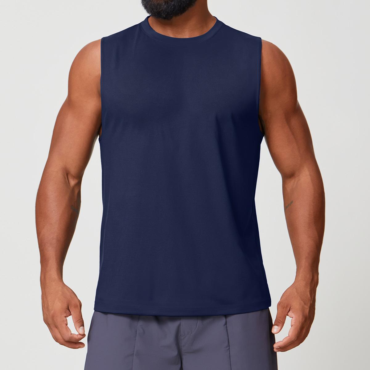 Mens Workout Training 88%polyester 12%spandex Tank Top EBX1166 - Product View 10 | Honfit