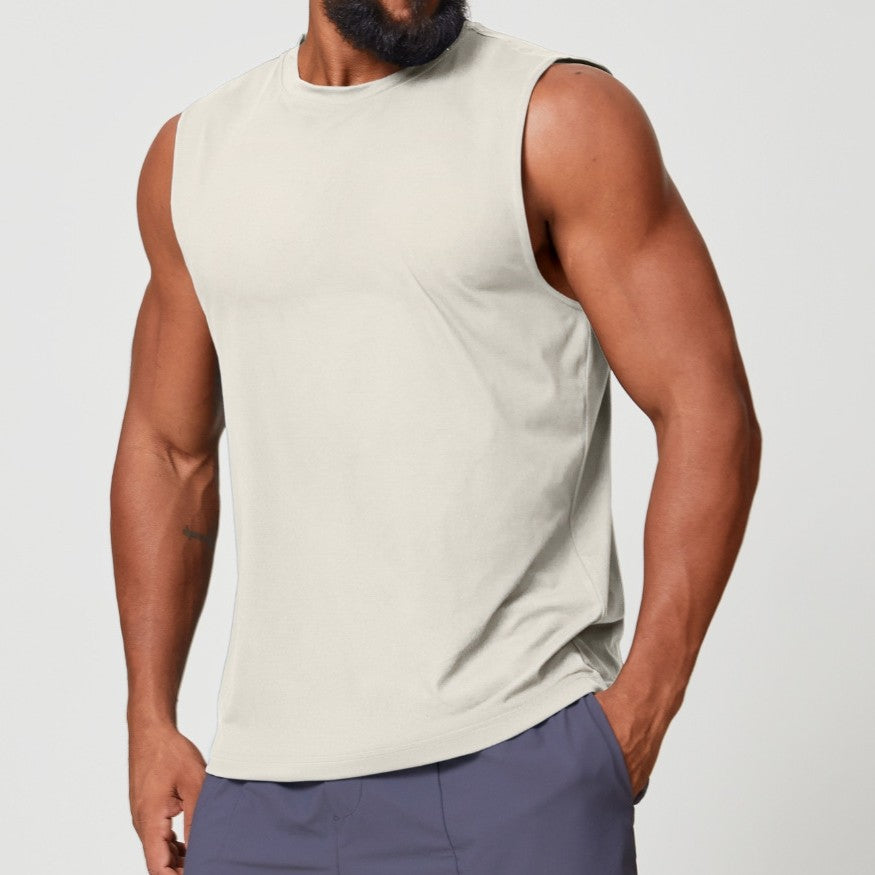 Mens Workout Training 88%polyester 12%spandex Tank Top EBX1166 - Product View 13 | Honfit