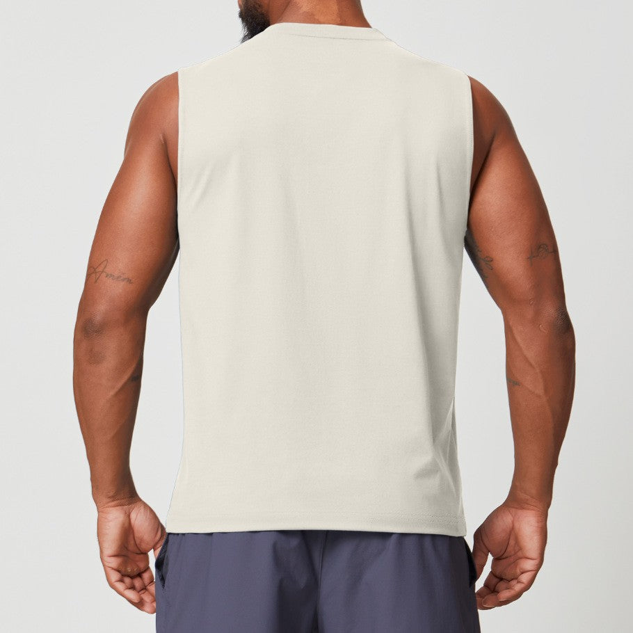 Mens Workout Training 88%polyester 12%spandex Tank Top EBX1166 - Product View 15 | Honfit