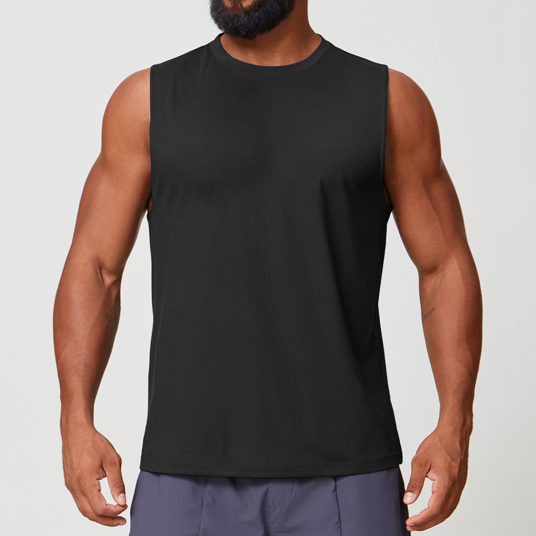 Mens Workout Training 88%polyester 12%spandex Tank Top EBX1166 - Product View 19 | Honfit