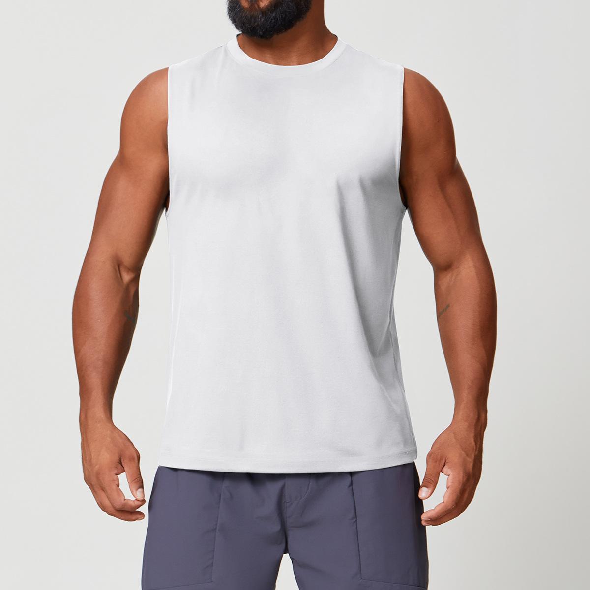 Mens Workout Training 88%polyester 12%spandex Tank Top EBX1166 - Product View 20 | Honfit