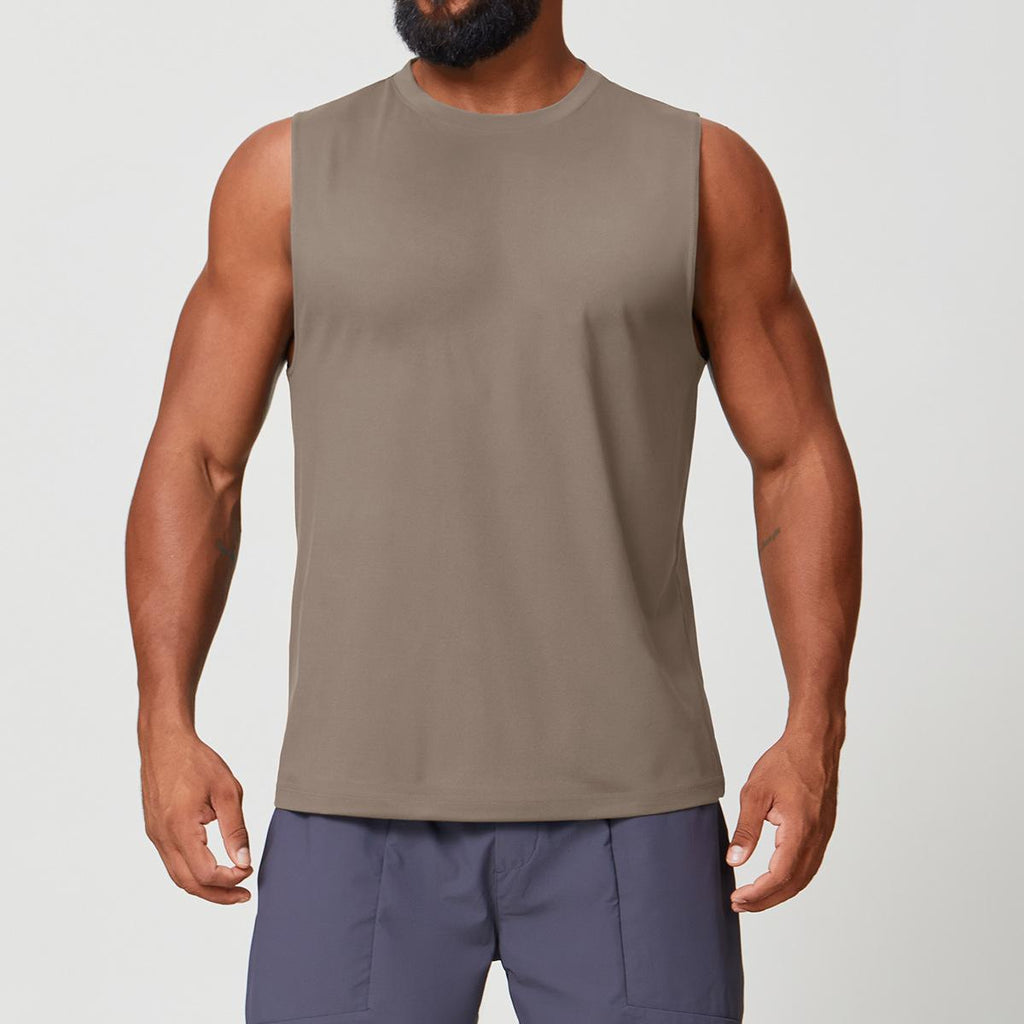 Mens Workout Training 88%polyester 12%spandex Tank Top EBX1166 - Product View 23 | Honfit
