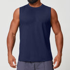 Mens Workout Training 88%polyester 12%spandex Tank Top EBX1166 - Product View 27 | Honfit